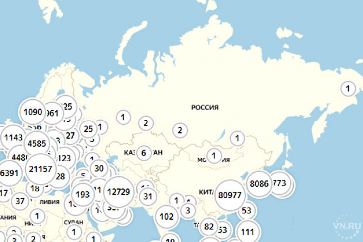 Карта коронавируса в России онлайн: последние новости и статистика