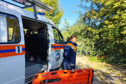 Женщину со скрученным переломом ноги вынесли из леса под Новосибирском