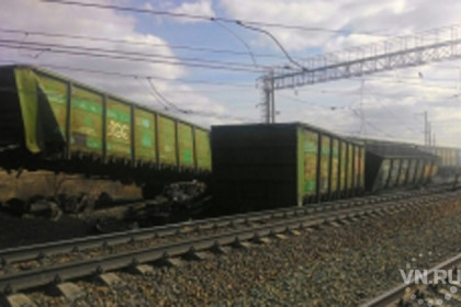Два поезда столкнулись под Новосибирском