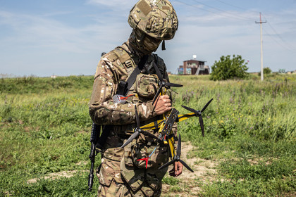 Дрон «Тортик» впервые показал спецназ под Новосибирском