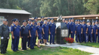 В Новосибирске реконструировали памятник служебной собаке