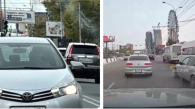 Водитель Toyota Corolla устроил разборку на Большевистской в Новосибирске