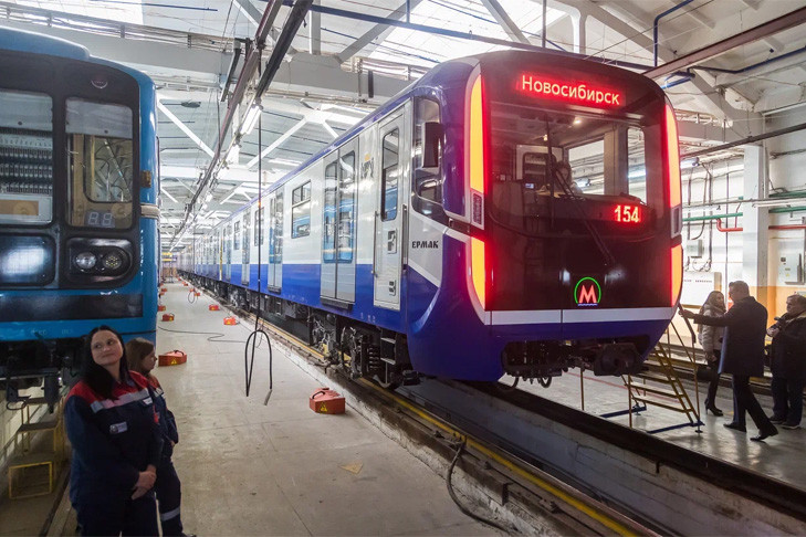 «Ермаки» идут: Новосибирск ждет прибытия новой партии поездов метро