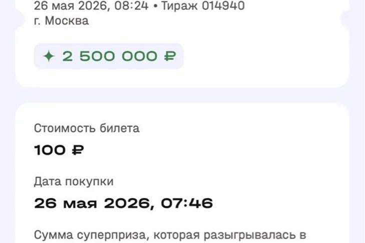 Скриншот выигрышного билета лотереи Цветные шары.jpeg