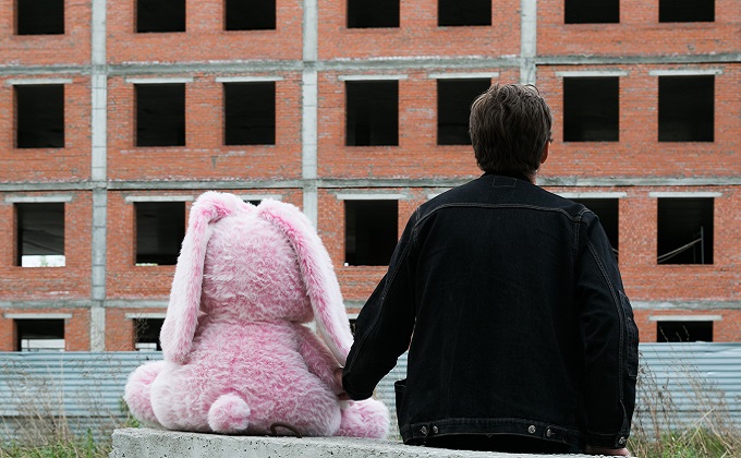 Танюшин Алексей-9420 розовый заяц большая игрушка  ситуация  строительство долгострой бездомные.jpg